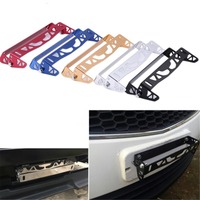 Cadre de plaque d'immatriculation rotatif à angle réglable en alliage d'aluminium, accessoire extérieur pour modification de voiture
