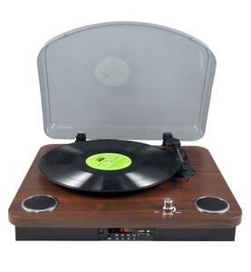 Audmic современный ретро Электрический Виниловый проигрыватель LP проигрыватель винтажный проигрыватель с динамиками - Product Image 2