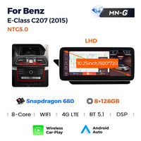 MEKEDE Snapdragon 680 8+128 Android Auto Car-play GPS Navigation pour Benz Classe E W207 C207 2010-2017 8 cœurs WiFi 4G Caméra 360°