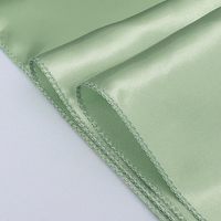Ruban de chaise vert sauge aux herbes satinées utilisé pour les fêtes de mariage, les banquets, les cadeaux pour bébés, les activités de célébration pour décorer les chaises