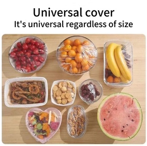 Film alimentaire élastique jetable en plastique pour réfrigérateur et cuisine, couvre-bol de conservation des aliments frais, vente en gros - Product Image 4