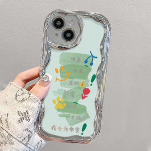 Scrawl Bénédiction <span class=keywords><strong>Mots</strong></span> Lettre Bracelet Galvanoplastie TPU Housse de Téléphone Portable Pour Iphone 8 X Xr Xs 11 12 13 14 15 16 <span class=keywords><strong>Pro</strong></span> Max - Product Image 4