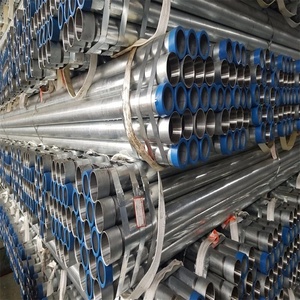 Tuyau rond en acier galvanisé à chaud ASTM A53 BS 1387, <span class=keywords><strong>tube</strong></span> rond GI pour la construction de serres, service de découpe sur mesure - Product Image 4
