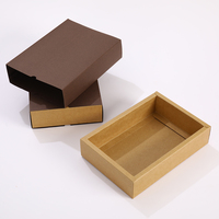 Dossiers en papier kraft personnalisés avec gaufrage et pelliculage mat pour l'emballage de cadeaux, de bonbons et de chocolats recyclables