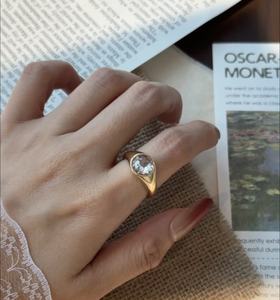 Joyería Fina Personalizada, Anillo Sólido Real de Oro de 9k, 10k, 14k, 18k, Oro Blanco, Amarillo y Rosa, Diamante/Gema de Laboratorio, Fabricación en Fábrica - Product Image 2