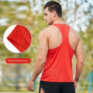 <span class=keywords><strong>Gilet</strong></span> da Corsa in Rete per <span class=keywords><strong>Uomo</strong></span>, Leggero e Traspirante, in Poliestere ad Asciugatura Rapida, per Allenamento su Pista, Campo e Cross-Country - Product Image 3