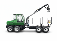 BITSMANN Trasportatore di Legname Compatto con Motore Diesel da 3,5 Tonnellate |   Mini Trasportatore di Legname con Pinza per Disboscamento Forestale, Garanzia di 1 Anno