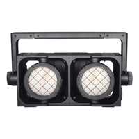 Blinder DMX Hexagonal Étanche 600W 2 Yeux 2*300W RGBA Blanc Chaud 5-en-1 COB Matrix Strobe Blinder IP65