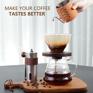 Christmas Gift Coffee <b>Set</b> Elegant Drip Grinder <b>Pot</b> Pour Over Coffee Maker Tool <b>Set</b> Eritrean Turkish Coffee <b>Set</b> - Product Image 5