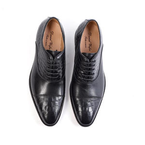 Zapatos Oxford de Alta Calidad para Hombre, Estilo Casual para Bodas, Diseño de Cuadros Tallados a Mano, Zapatos Formales de Cuero para Hombre - Product Image 2