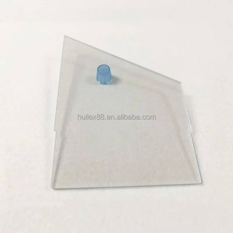 Customized CNC precise size irregular glass ultra transparent industrial control window glass