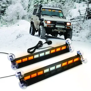 Lampe de tableau de bord stroboscopique d'urgence à LED pour véhicules de construction, camions et balises.