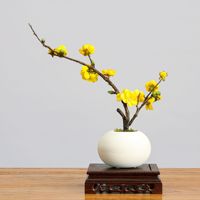 Enkelvoudige tak winterjasmijn zijde kunstmatige pruimenbloesem steel bloemstuk huisdecoratie ornament