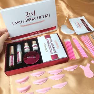 Kit de rehaussement de cils Iconsign, lamination des sourcils, solution permanente professionnelle pour sourcils et cils 2 en 1, tenue longue durée de 6 à 8 semaines - Product Image 1