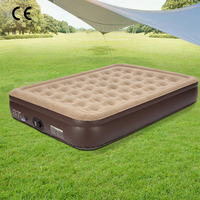 Matelas à air à remplissage rapide en mousse Queen avec pompe Lit portable moderne à bulles pour chambre à coucher ou mobilier d'extérieur