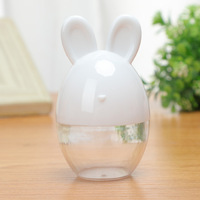 Vente chaude De Pâques Bonbons Bocal Boîte D'emballage Alimentaire Dessin Animé Mickey Tête Transparent En Plastique Bonbons Boîte Heureux Bonbons Boîte