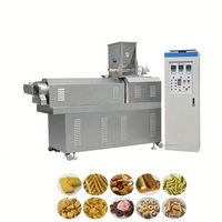 Extrudeuse alimentaire 150 kg/h pour snacks, machines à fabriquer des maïs soufflés, machine à faire des boules de fromage soufflées, ligne de production de chips de riz 65
