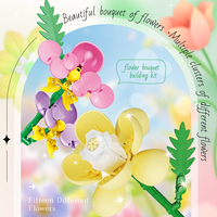 Woma Factory 13 Bouquet de Fleurs en Briques de Construction Jeu pour Enfants et Adultes Sans Papier Cadeau (11160)