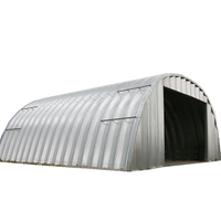 Hangar Quonset, garage, entrepôt et bâtiments métalliques à structure arquée, maison à toit métallique Quonset, atelier à toit métallique à jointement par vis