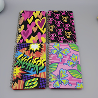 Carnet à spirale A4 A5 A6 ligné, pliable à 360 degrés, pages détachables, reliure durable, pour l'école, le bureau, les voyages