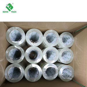 防水BOPP片面48mmアクリル包装テープ100m自己接着<span class=keywords><strong>OPP</strong></span>ホットメルトカートン用パッキングジャンボロールモデル - Product Image 6