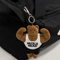 Ours en peluche amusant avec des muscles abdominaux, ours en peluche pour couple, meilleur ami, cadeau d'anniversaire, ours super mignon