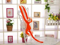 Nouvelle Peluche Singe à Longs Bras Suspendu avec Rembourrage en Coton PP, Fonction Musicale, Plusieurs Couleurs, 70cm, Pour Enfants de 5 à 14 Ans