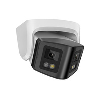 Caméra tourelle IP PoE VIKYLIN Colorvu à double éclairage, intérieure/extérieure, étanche IP67 avec détection IA, double éclairage intelligent et microphone