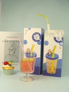 Cannucce riutilizzabili in plastica PP a forma diritta - Product Image 3