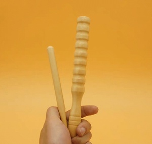 Bâton de percussion Orff en bois pour enfants, instrument éducatif musical à gratter, bâton de rythme en bois massif, vente en gros - Product Image 3