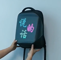 Mochila LED de Alto Brillo con Alimentación USB para Publicidad en Tiendas Minoristas y Uso en el Metro con Señalización y Pantallas Digitales