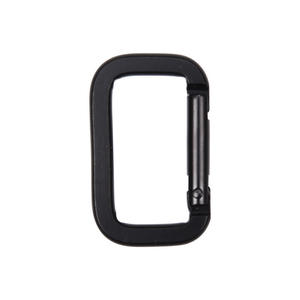 หัวเข็มขัดอลูมิเนียมอัลลอยด์ทรงสี่เหลี่ยมเอ็กเซล 6 มม. สีดำเคลือบด้วยไฟฟ้า ทนทานสำหรับกระเป๋า รับน้ำหนักได้ 5 กก. - Product Image 5