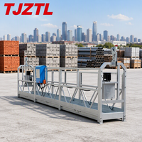 Plateforme suspendue en alliage d'aluminium ZLP800 pour le nettoyage des murs extérieurs