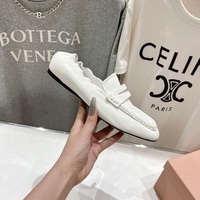Vente chaude femmes meilleures chaussures en cuir fermeture à enfiler respirant affaires mariage Styles véritable peau de vache caoutchouc léger