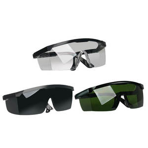 نظارات أمان شفافة مضادة للضباب ومقاومة للخدش، نظارات واقية نصف إطار من البولي كربونات للجنسين، لحماية العين في المختبرات الكيميائية - Product Image 1