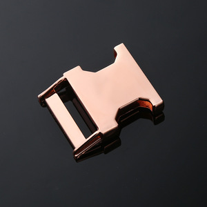 Boucle en alliage pour sangle de bagage, diamètre intérieur 30 mm, or rose, accessoire de sac durable - Product Image 2