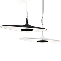 Lustre en forme de soucoupe volante post-moderne en résine, luminaire suspendu minimaliste pour salle à manger et salon