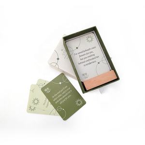 Jeux de société en papier pour enfants cartes d'affirmation sur mesure en gros support amis mamans merci boîte d'emballage - Product Image 2