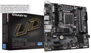 Carte mère GIGABYTE B760M <span class=keywords><strong>DS3H</strong></span> DDR4 Micro-ATX Intel Core 14e/13e/12e génération 6+2+1 Power Phase 2X M.2 PCIe 4.0 2.5GbE LAN Nouvelle - Product Image 4