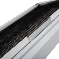 Moustiquaire plissée coulissante de type rail rétractable pour fenêtre et porte