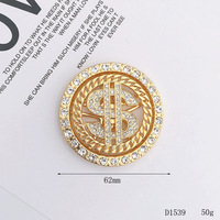 Pendentif Monnaie en Dollars Américains pour Sandales en EVA Aérées et Convertisseurs de Breloques pour Téléphones Portables