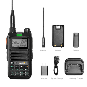Radio bidirectionnelle analogique/numérique <span class=keywords><strong>Iradio</strong></span> DM-UV4R DMR Tier I+II à double fente, 1024 canaux, 5W VHF UHF - Product Image 6