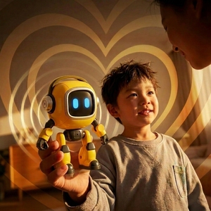 <span class=keywords><strong>Robot</strong></span> <span class=keywords><strong>interactif</strong></span> AI, jouet <span class=keywords><strong>robot</strong></span> avec dialogue vocal, chant, danse, racontage d'histoires, <span class=keywords><strong>robot</strong></span> de bureau miniature mignon, ami <span class=keywords><strong>robot</strong></span> - Product Image 6