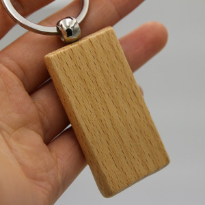 Wsnbwye New Style Rucksack Anhänger Disc Schlüssel bund Schlüssel bund Gravur Großhandel Blank Holz Designer Holz Opp Tasche Legierung <span class=keywords><strong>E5</strong></span> 50 Pcs - Product Image 3