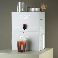 Distributeur de café chaud/froid isolé à emporter de 96 oz Boîte de transport de café en papier d'emballage Boîte de voyage de café imprimée personnalisée