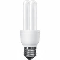 Extra Mini Supreme 11W E27 (Epaisseur) 2U LED Lampe à économie d'énergie 2700K avec types de base B22/E14