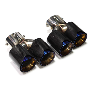 Ujung Knalpot Serat Karbon Stainless Steel <span class=keywords><strong>M</strong></span> Performance untuk bmw G20 G21 G23 G42 M240i M340i M440i - Product Image 3