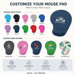 Tapis de souris multifonctionnel moderne personnalisé en gros avec repose-poignet et support, cadeau promotionnel pour le bureau, logo personnalisé - Product Image 3
