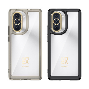 Antichoc galvanoplastie bouton cristal clair TPU PC coque arrière pour HUAWEI <span class=keywords><strong>Nova</strong></span> <span class=keywords><strong>9</strong></span> 10 Pro - Product Image 2