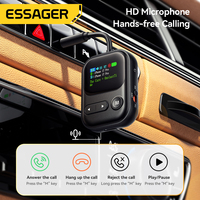 ESSAGER BT-30 BT 6.0 3.5mm Jack Aux Ses Bluetooth Kablosuz Adaptör Verici Alıcı Araba Bilgisayar Telefon TV Amfi Hoparlör için